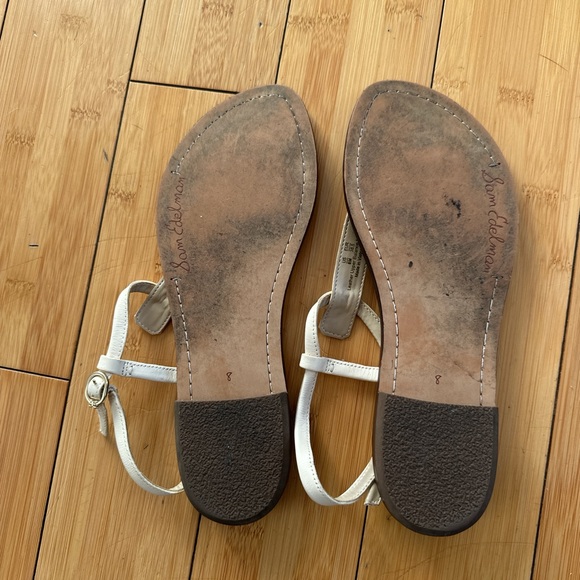 Sam Edelman White and Brown Sandals - Picture 2 of 2